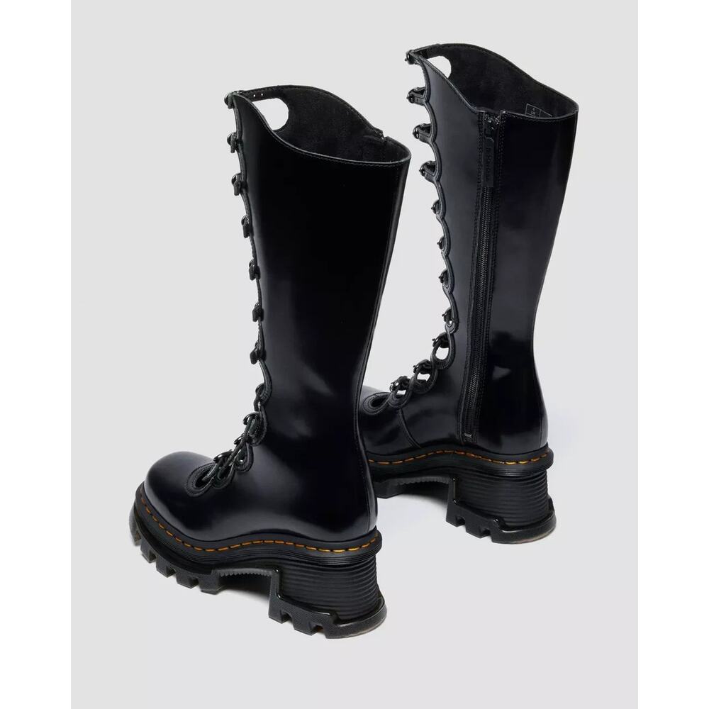 Dr. Martens x Marc Jacobs Kiki Boots in BLACK BUTTERO (Women's sizing) - Picture 6 of 10